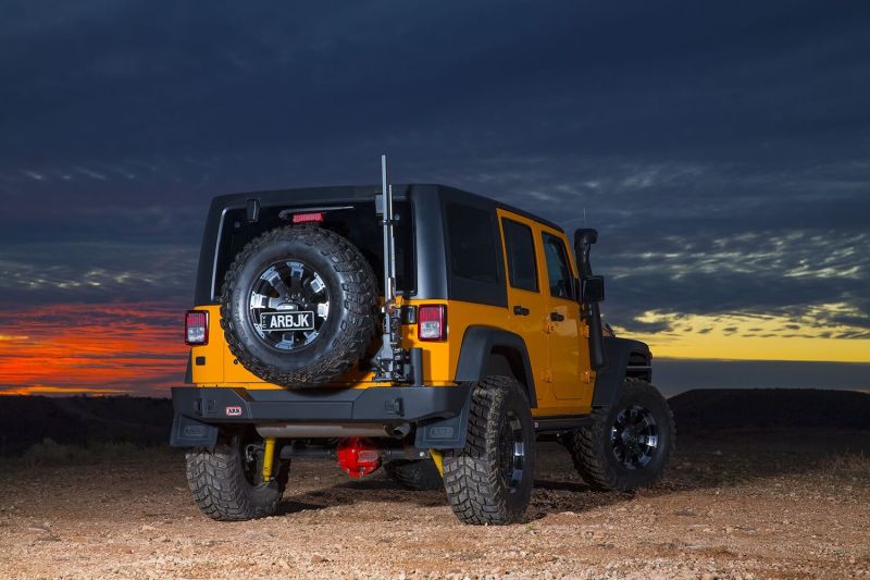 ARB Textured Black Rear Bar: Jeep Wrangler (2007-2017) / JK (2018)