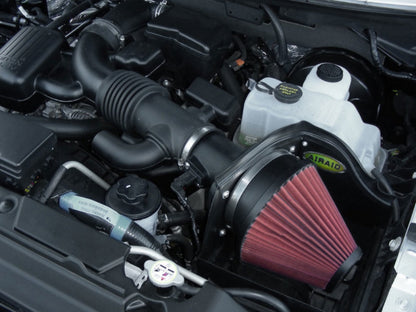 Airaid 08-10 Ford F-250/350 5.4L V8/6.8L V10 CAD Intake System w/o Tube (Oiled / Red Media) | Ford F-250/350 (08-10) (400-226)
