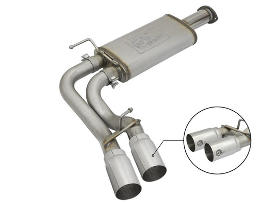 aFe Rebel Series 3in 409SS Cat-Back Exhaust | Toyota Tacoma V6-3.5L (16-18) (49-46032-P)