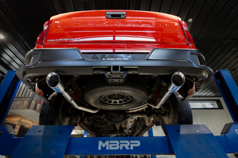MBRP Armor Black 3in Alum. Cat-Back Exhaust | Chevrolet Silverado 1500 / GMC Sierra 1500 (19+)(S5021BLK)