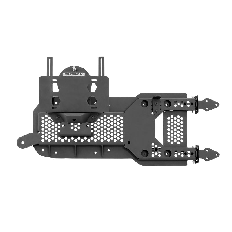 Go Rhino Rockline Body Mount Spare Tire Carrier: Jeep Wrangler (07-26)