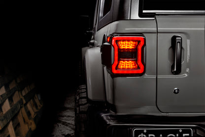 Oracle Lighting Black Series LED Tail Lights: Jeep Wrangler (18-24) / Gladiator (20-24)