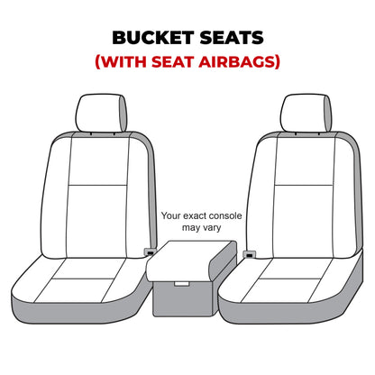 Covercraft Front SeatSaver Custom Seat Covers | Dodge Ram 2500/3500 (19-25) (SSC2544COBK)