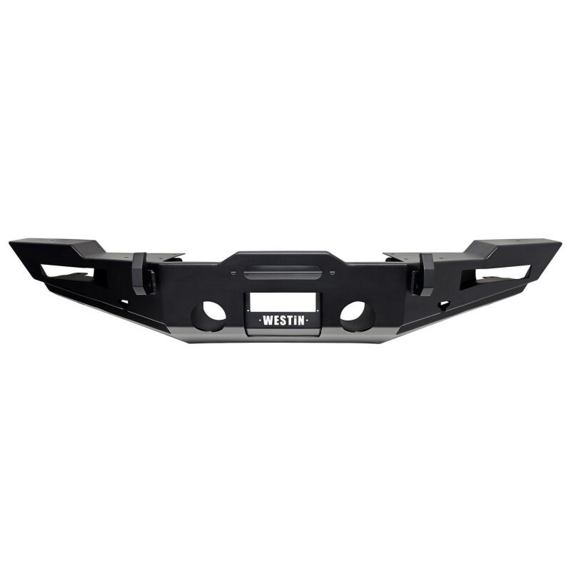 Westin Textured Black Front Bumper: Jeep Gladiator 2020-2025 / Wrangler JL 2018-2025