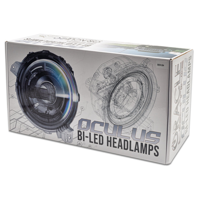 Oracle Lighting Bi-LED Projector Headlights: Jeep Wrangler (18-24) / Gladiator (20-24)