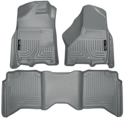 Husky Liners WeatherBeater Combo Front and 2nd Seat Floor Liners: Dodge Ram 1500 (09-10) / Ram 2500 (10) / Ram 3500 (10)