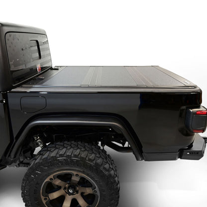 Westin Black Hard Tri-Fold Tonneau Cover: Jeep Gladiator JT 2020-2022 4WD 5ft Bed