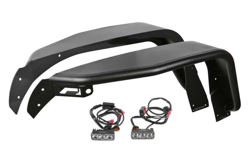 Fabtech Steel Tube Front Fenders: Jeep Gladiator (20-24) / Wrangler (18-24)