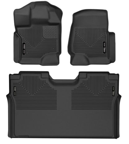 Husky Liners Weatherbeater Front & 2nd Seat Floor Liners | Ford F-150 (15-26)