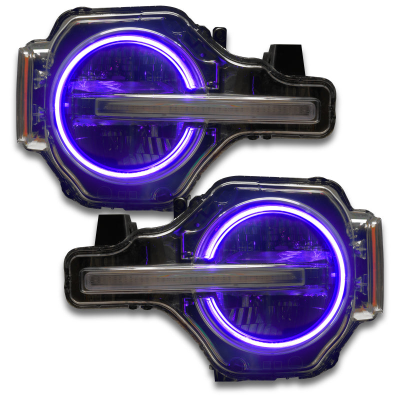 ORACLE Lighting 2021 Ford Bronco DRL w/ Halo Kit ColorSHIFT RF Ctrl | Bronco VI (U725) (1468-330)