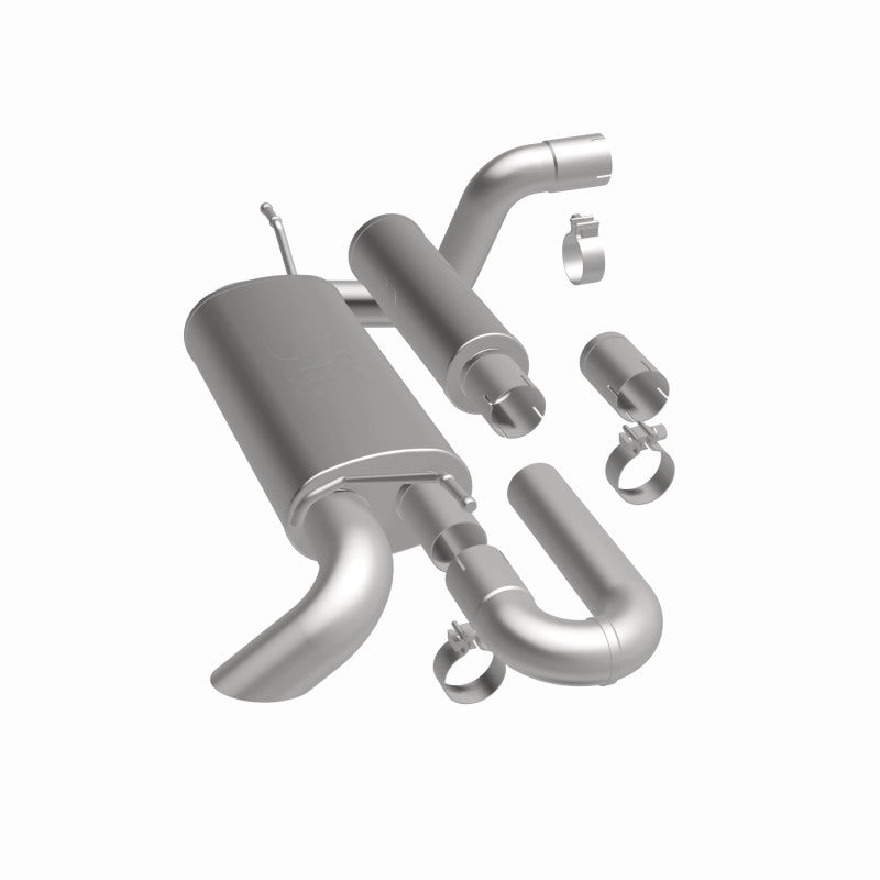 Magnaflow Overland Series Axle-Back Perf Exhaust System (REAR): Jeep Wrangler JL 18-25 2.0L / 3.6L