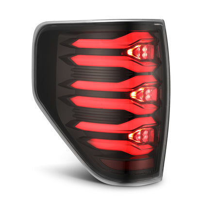 AlphaRex LUXX-Series LED Tail Lights Alpha-Black | Ford F150 (09-14) (653080)