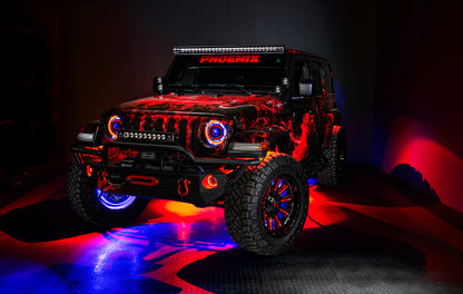 ORACLE Lighting Bi-LED Projector Headlights w/ BC1 Controller: Jeep Gladiator / Wrangler JL (18-24)