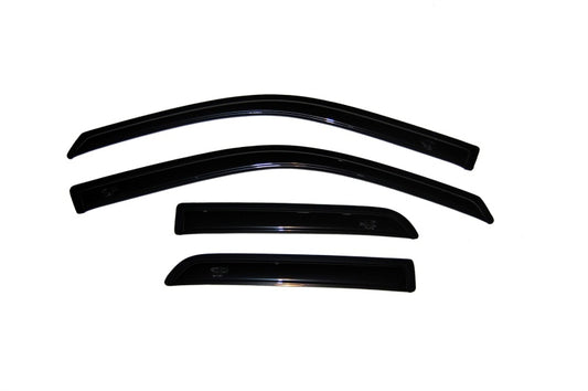 AVS Ventvisor Window Deflectors (4PC): Dodge Ram Quad Cab (09-18) - Smoke