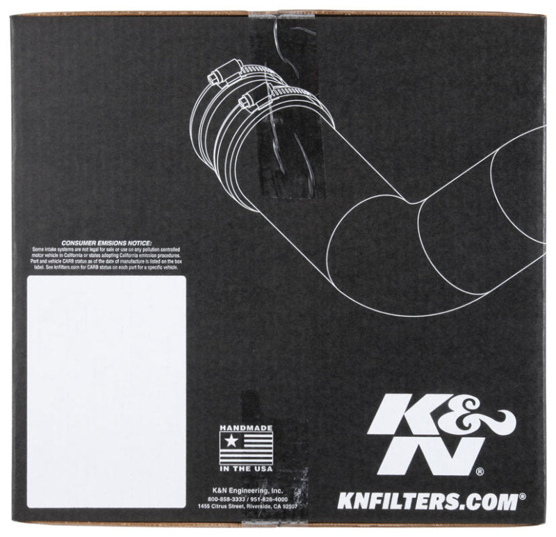 K&N 63 Series Cold Air Intake: Jeep Wrangler 2.0L Turbo 2019-2021