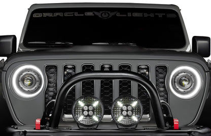 ORACLE Lighting Pre-Runner LED Grill Light Kit (FRONT): Jeep Wrangler (18-22) / Gladiator (20-22)