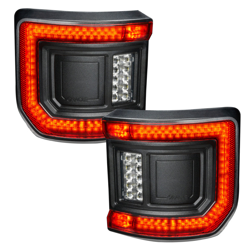 Oracle Lighting Flush Mount LED Tail Lights: Jeep Gladiator 2020-2024 w/ Tinted Lens