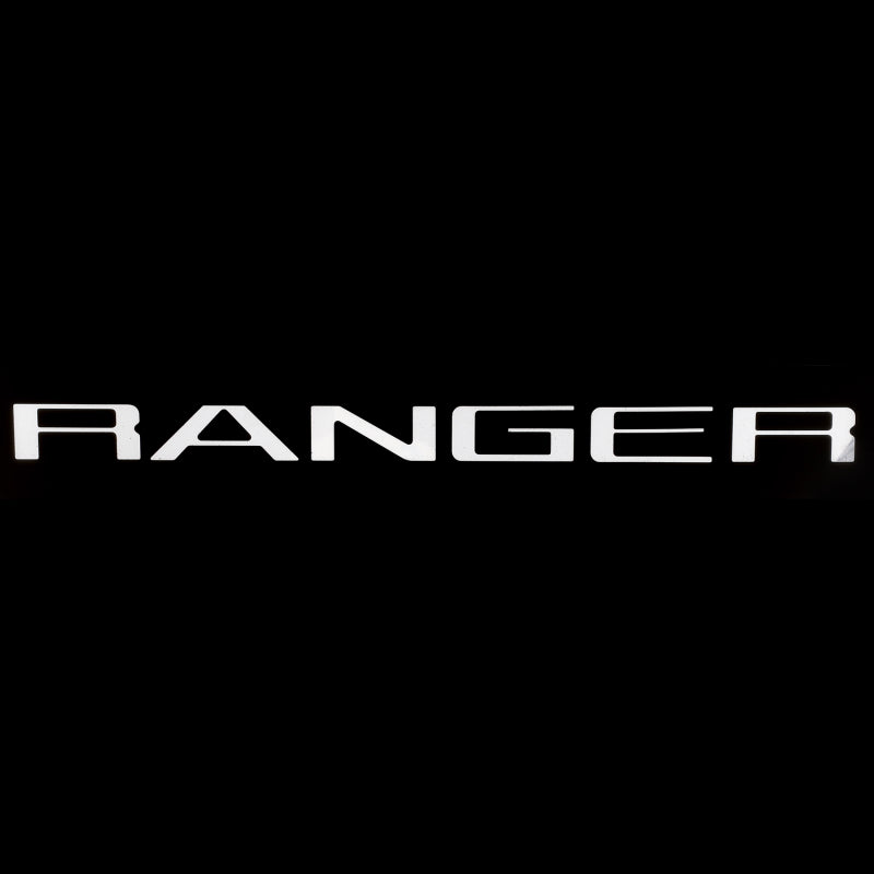 Putco Stainless Steel Tailgate Letters | Ford Ranger (19-26) (55554FD)