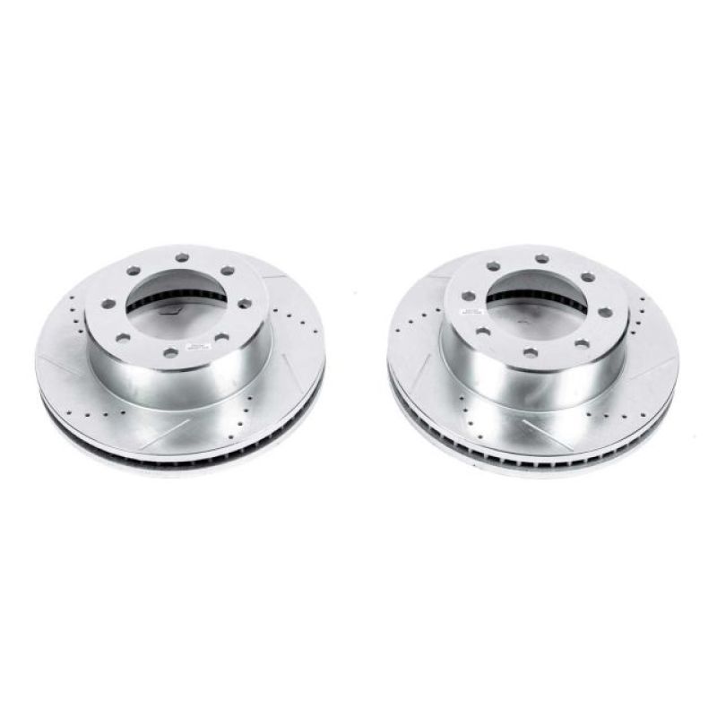 PowerStop Drilled and Slotted Rotor (FRONT): Dodge Ram 2500 (2009-10) / Ram 3500 (2009-10) / 2500 / 3500 2011 - 2022