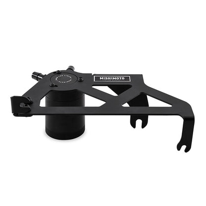 Mishimoto Baffled Oil Catch Can Black (F&R): Jeep Wrangler JK 2012-2018 3.6L