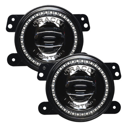 ORACLE Lighting Hi-Perf LED Fog Lights (FRONT): Jeep Wrangler / Gladiator (07-26) - Black