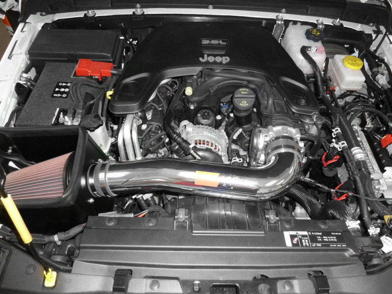 K&N 77 Series Cold Air Intake: Jeep Wrangler (18-25) / Jeep Gladiator (20-25) 3.6L V6