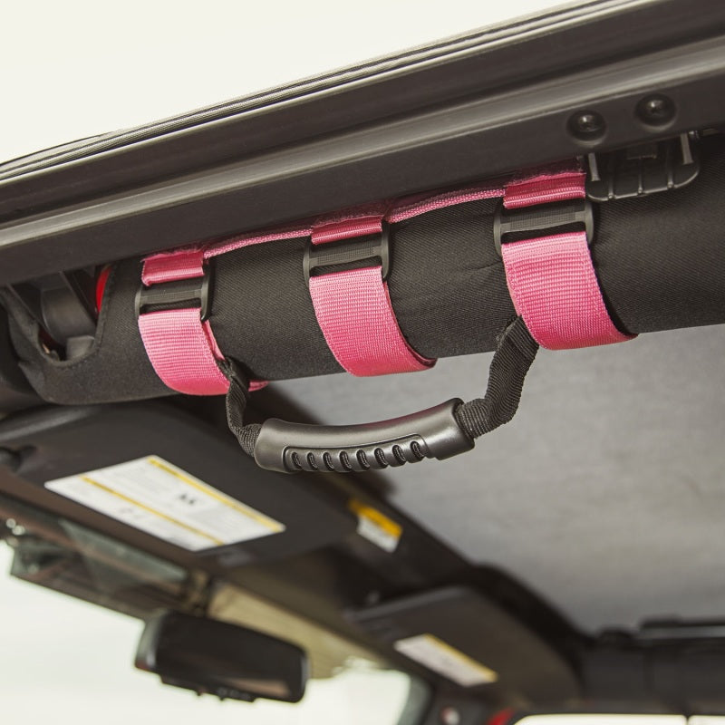 Rugged Ridge Pink Ultimate Grab Handles | Jeep Gladiator JT / Wrangler JK / JL (20-25 / 07-18) (13505.01)