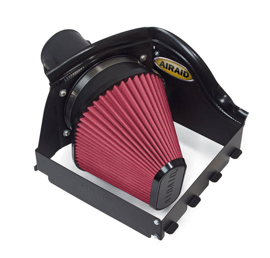 Airaid 08-10 Ford F-250/350 5.4L V8/6.8L V10 CAD Intake System w/o Tube (Oiled / Red Media) | Ford F-250/350 (08-10) (400-226)