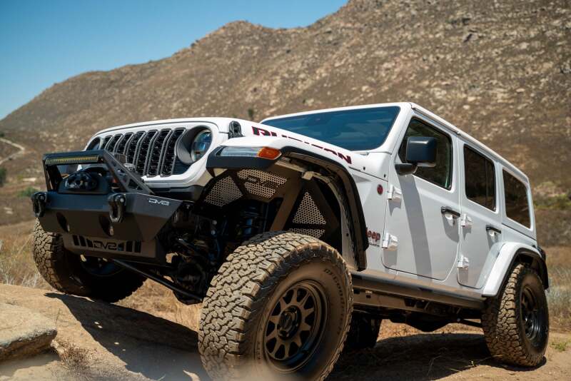 DV8 Offroad Front Inner Fenders | Jeep Wrangler JL / Gladiator JT (18-25) (INFEND-06FB)