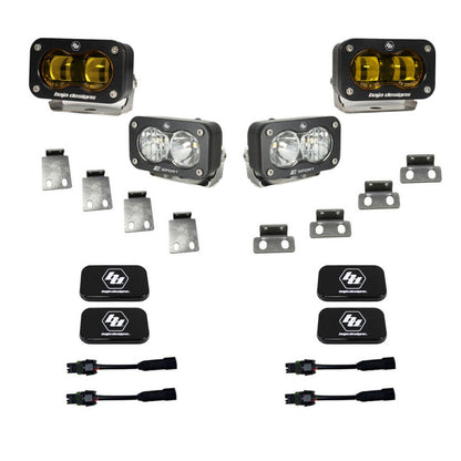 Baja Designs S2 SAE Pro Fog Pocket Light Kit | Ford Bronco (21+) (448180)