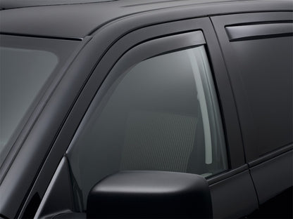 WeatherTech Dark Tint Side Window Deflectors (FRONT): Dodge Ram Crew/Quad Cab (09-18)