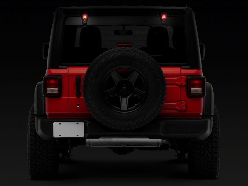 Raxiom 18-23 Axial Series Rear Window Glass Hinge LED Lights | Jeep Wrangler JL (18-25) (J155993-JL)