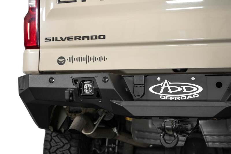 Addictive Desert Designs 2022+ Chevrolet Silverado 1500 / ZR2 / GMC Sierra AT4 / AT4X Stealth Fighter Rear Bumper | 2019-2026 (R120081090103)
