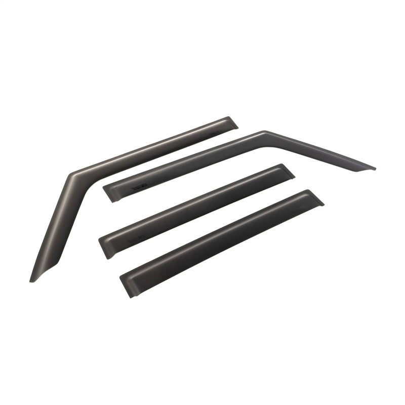 Rugged Ridge Matte Black Window Visors | Jeep Wrangler JLU/JT (18-20) (11349.17)