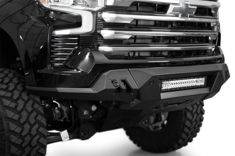 Addictive Desert Designs Black Label Front Bumper | Chevrolet Silverado 1500 (19-26) / Silverado ZR2 (22-26) (F140300010103)