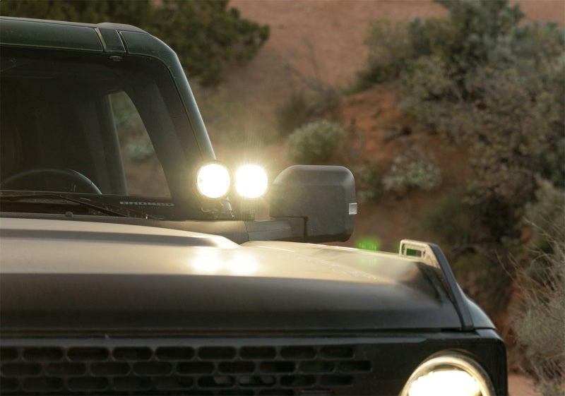 Ford Racing Bronco Dual Mounted Mirror Off-Road Lights | Ford Bronco (21-26) (M-15200K-BDML)
