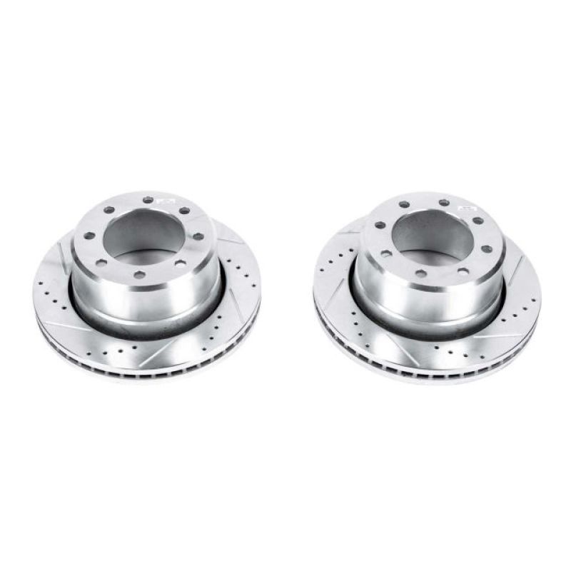PowerStop Drilled and Slotted Rotor (REAR): Dodge Ram 2500 (2009-10) / Ram 3500 (2009-10) / Ram 2500 (11-22) / 3500 (11-12)