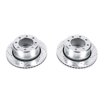 PowerStop Drilled and Slotted Rotor (REAR): Dodge Ram 2500 (2009-10) / Ram 3500 (2009-10) / Ram 2500 (11-22) / 3500 (11-12)