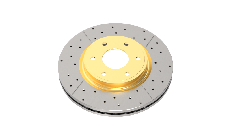 DBA Drilled & Slotted Front Street Series Rotor | Lexus LX570 (08-21) (DBA2724X)