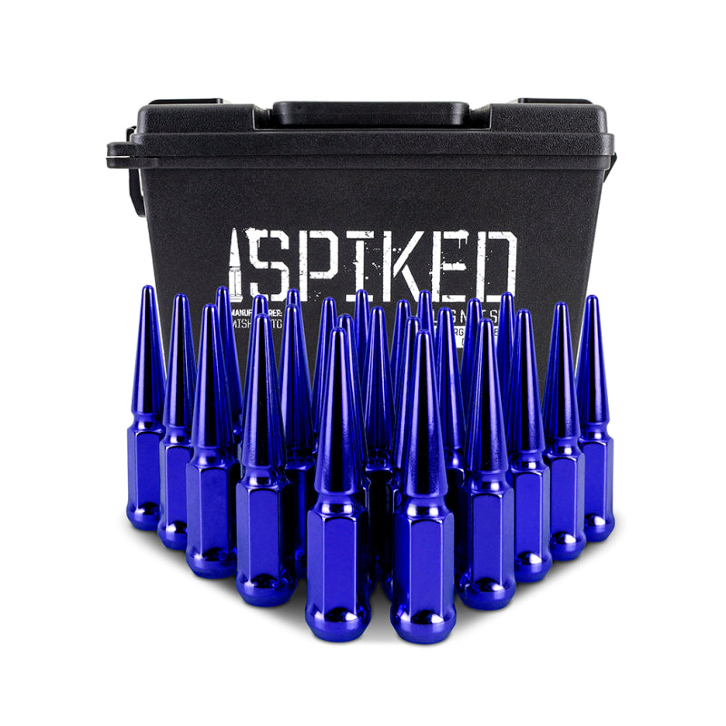 Mishimoto Steel Spiked Lug Nuts | Ford Ranger / Ford Bronco (19-26 / 21-26) (MMLG-SP1215-24BL)
