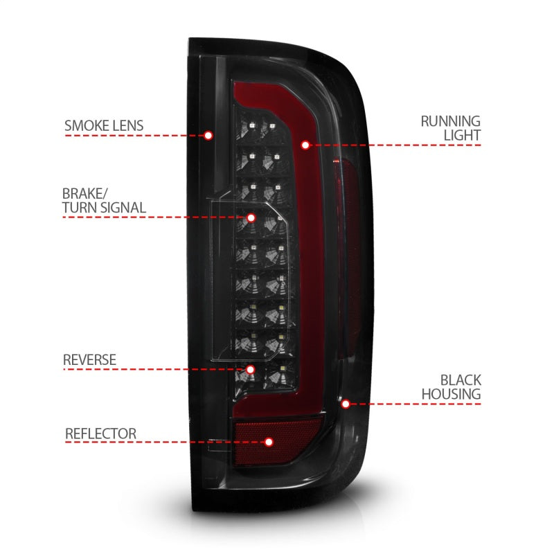 Anzo LED Tail Light w/ Red Lightbar | Chevrolet Colorado 15-21 (311433)