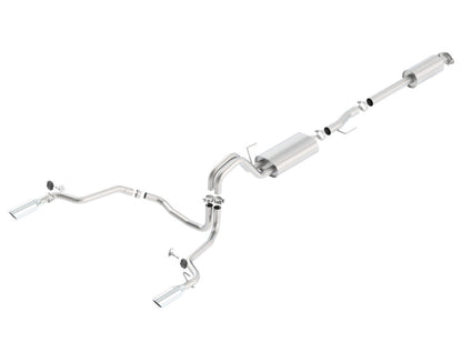 Borla 3" Touring Single Split Rear Exhaust | Ford F-150 (15-17, 18-20)