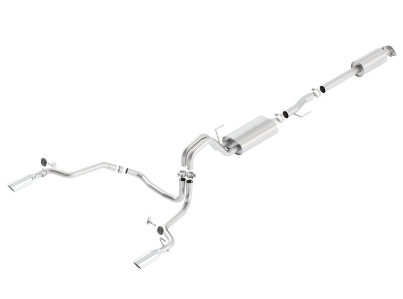 Borla 3" Touring Single Split Rear Exhaust | Ford F-150 (15-17, 18-20)