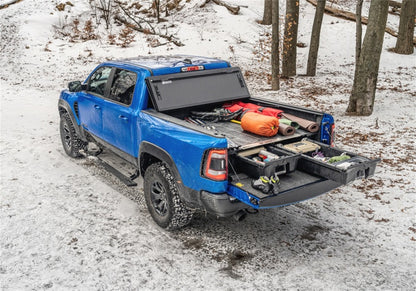 BAK BAKFlip MX4 Matte Hard Folding Truck Bed Cover: 2019-26 Ram 1500 5ft7in Bed w/ RamBox