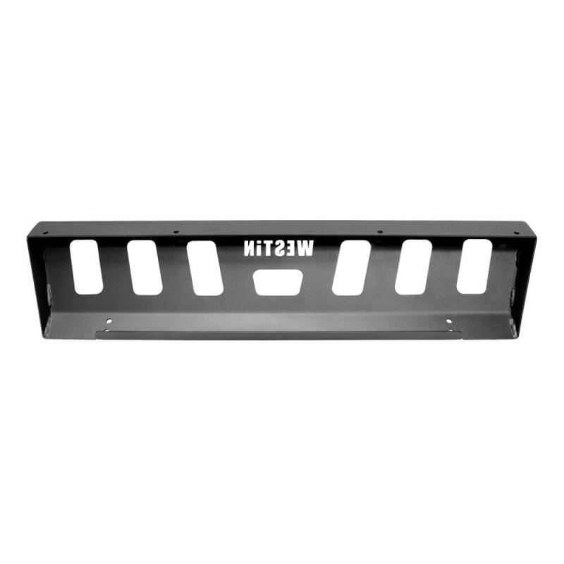 Westin Textured Black Front Bumper Skid Plate: Jeep Wrangler (18-24) / Gladiator (20-24)