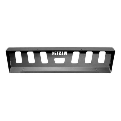 Westin Textured Black Front Bumper Skid Plate: Jeep Wrangler (18-24) / Gladiator (20-24)