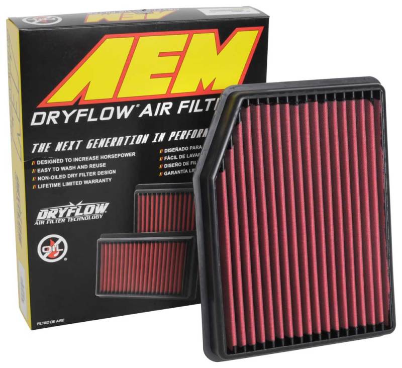 AEM 2019-2026 Chevrolet Silverado 1500 V8-5.3L DryFlow Air Filter | Silverado 2500HD / 3500HD / GMC Sierra 1500 / 2500HD / 3500HD (28-50083)