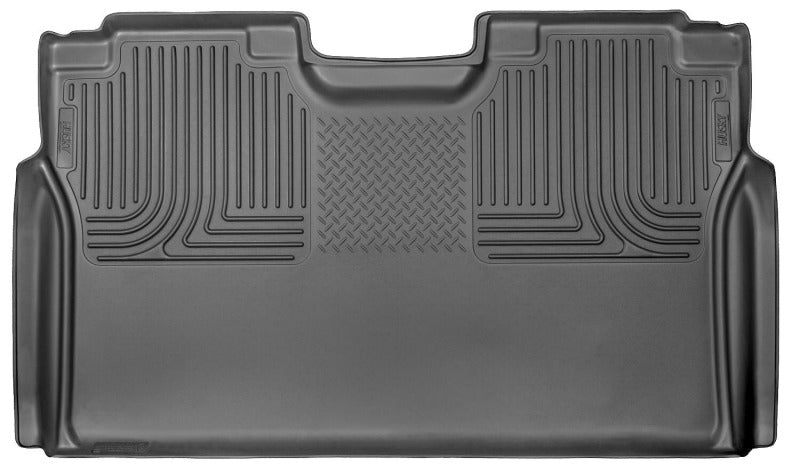 Husky Liners WeatherBeater Black 2nd Seat Floor Liner | Ford F-150 (15-23) / Raptor (17-23) / Lightning (22-26) (19371)