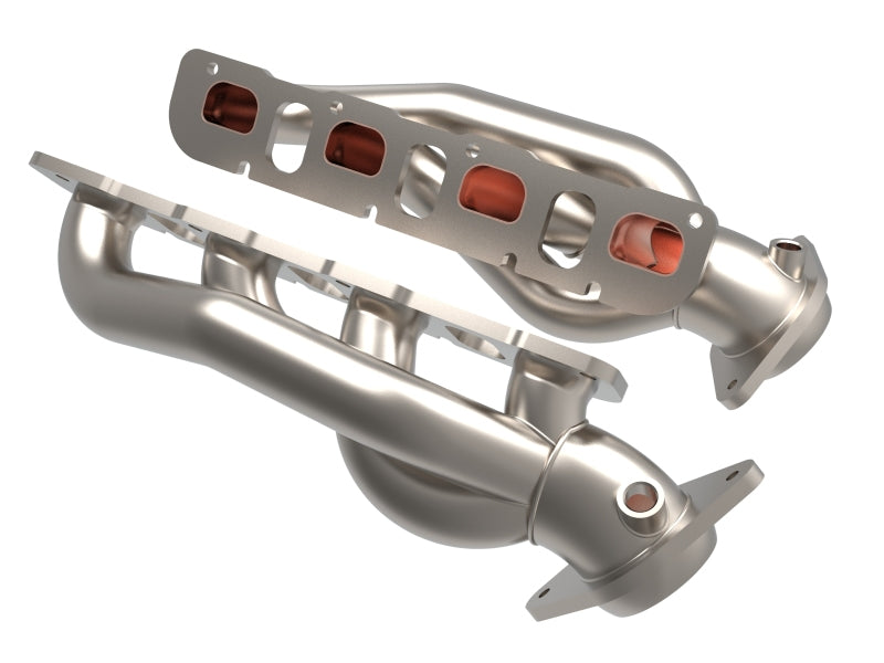 AFE Shorty Headers (Titanium Ceramic): Ram 6.2L TRX 2021 - 2024