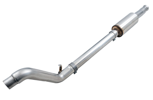AWE Resonated Mid Pipe: Jeep Wrangler JL 2.0L Turbo 2018 - 2025